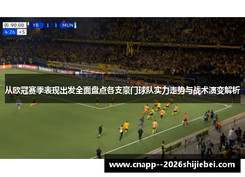 从欧冠赛季表现出发全面盘点各支豪门球队实力走势与战术演变解析